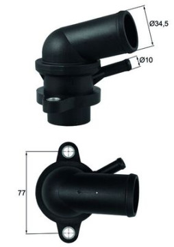 TI 239 87D Termostat, chladivo BEHR MAHLE