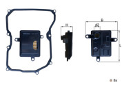 HX 267D Hydraulický filtr, automatická převodovka MAHLE