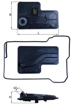 HX 270D MAHLE hydraulický filter automatickej prevodovky HX 270D MAHLE