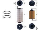KX 645KIT MAHLE palivový filter KX 645KIT MAHLE