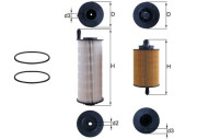 KX 646KIT MAHLE palivový filter KX 646KIT MAHLE