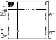 AC 128 000S Kondenzátor, klimatizace MAHLE