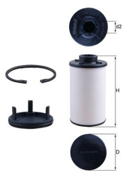 HX 286 KIT MAHLE hydraulický filter automatickej prevodovky HX 286 KIT MAHLE