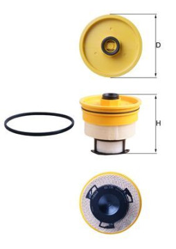 KX 716D MAHLE palivový filter KX 716D MAHLE
