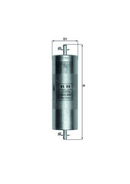 KL 35 MAHLE palivový filter KL 35 MAHLE