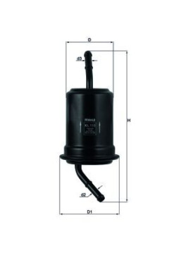 KL 115 Palivový filtr MAHLE