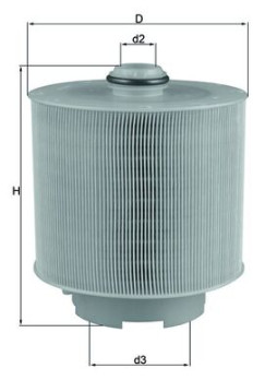 LX 1006/2D Vzduchový filtr MAHLE
