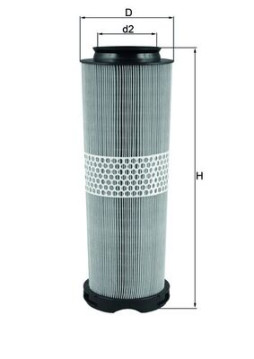 LX 1020 Vzduchový filtr MAHLE