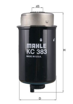 KC 383 MAHLE palivový filter KC 383 MAHLE