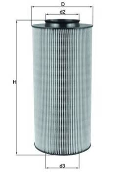 LX 918 Vzduchový filtr MAHLE