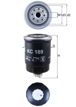 KC 189 MAHLE palivový filter KC 189 MAHLE