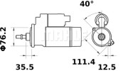 MS 371 Startér MAHLE