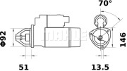 11139162 MAHLE żtartér 11139162 MAHLE