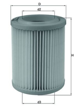 LX 1768 MAHLE vzduchový filter LX 1768 MAHLE