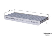 LAK 848/S MAHLE filter vnútorného priestoru LAK 848/S MAHLE