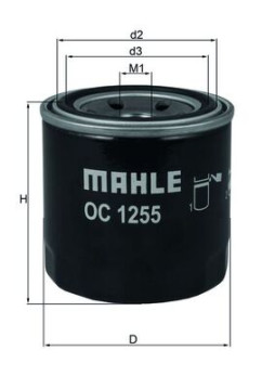 OC 1255 Olejový filtr MAHLE