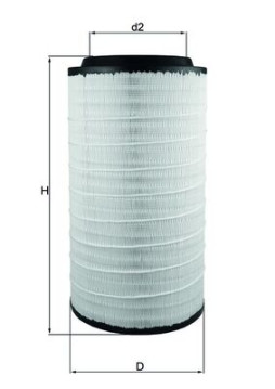 LX 3889 MAHLE vzduchový filter LX 3889 MAHLE