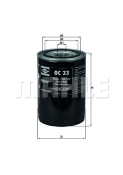 OC 33 Olejový filtr MAHLE