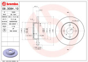 BS 7334 Brzdový kotouč BRECO