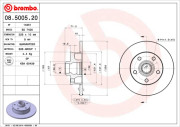 BS 7430 Brzdový kotouč BRECO