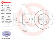 BS 7383 BRECO brzdový kotúč BS 7383 BRECO