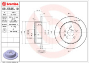 BS 7438 Brzdový kotouč BRECO