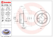 BS 7456 Brzdový kotouč BRECO