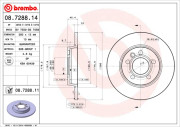 BS 7559 Brzdový kotouč BRECO