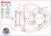 BS 7725 Brzdový kotouč BRECO