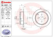 BS 7740 Brzdový kotouč BRECO