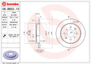 BS 6028 Brzdový kotouč BRECO