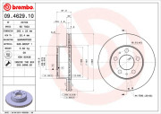 BS 7923 Brzdový kotouč BRECO