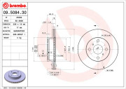 BS 8899 Brzdový kotouč BRECO