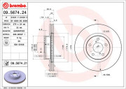 BS 8364 Brzdový kotouč BRECO