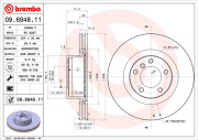 BV 8267 Brzdový kotouč COATED DISC LINE BRECO