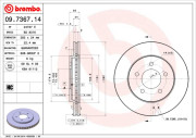 BS 8316 Brzdový kotouč BRECO