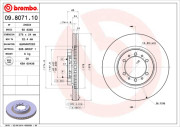 BS 8388 Brzdový kotouč BRECO