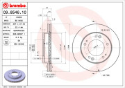 BS 8435 Brzdový kotouč BRECO