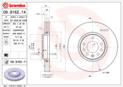 BS 8468 Brzdový kotouč BRECO