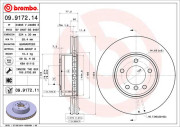 BS 8487 Brzdový kotouč BRECO