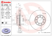 BS 8707 Brzdový kotouč BRECO