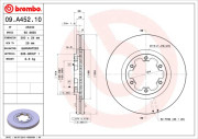 BS 8850 Brzdový kotouč BRECO