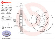 BS 8789 Brzdový kotouč BRECO