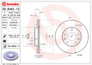 BS 8939 Brzdový kotouč BRECO