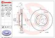 BV 8800 Brzdový kotouč BRECO