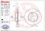 BS 8764 Brzdový kotouč BRECO