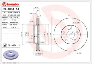 BS 8805 Brzdový kotouč BRECO