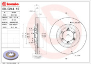 BS 9103 Brzdový kotouč BRECO