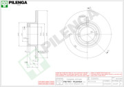 5401 Brzdový kotouč PILENGA