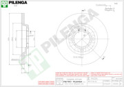 5505 PILENGA brzdový kotúč 5505 PILENGA